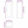 Dishwasher Front Kalmar Black 40 X 31 X 100 Cm
