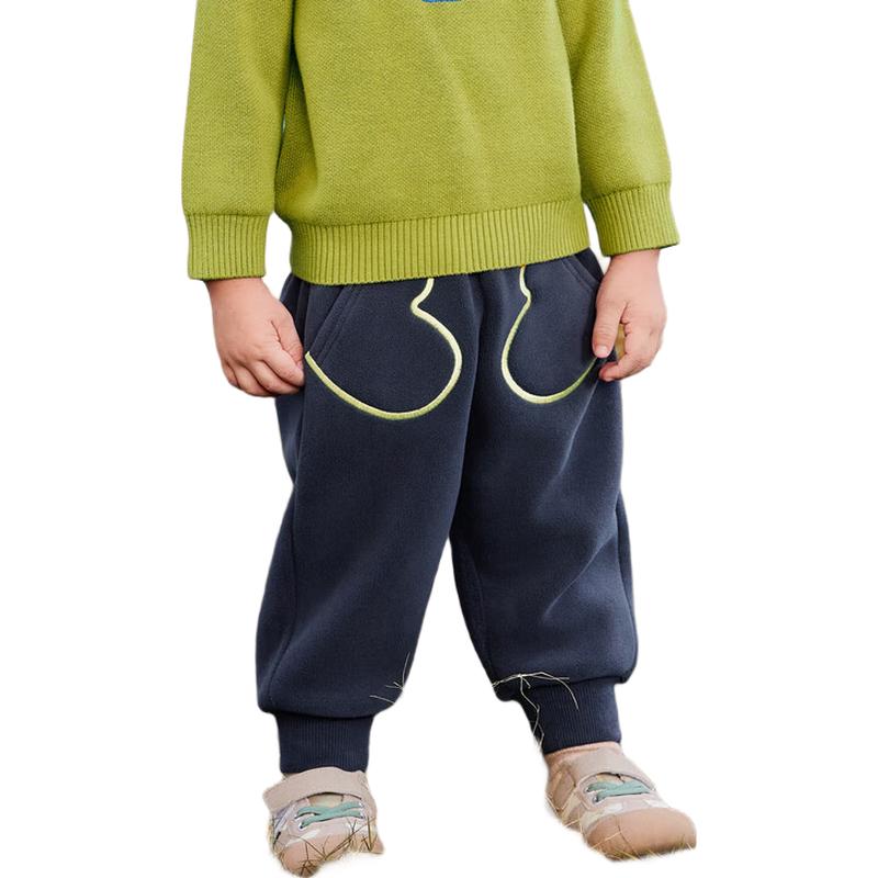 

Mini Balabala Kids Soft Fleece Lined Warm Pants 80