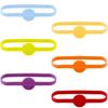 6Pcs/Set Drink Markers Glass Cup Wine Glass Bottle Strip Tag Marker Bands Silicone Drink Charms Mugs Tags for Cups Identifiers