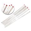 5 Pcs or 10 Pcs Dental 4mm Metal Polishing Stick with Hole Polish Strip with Double Sides of Diamond Sanding Surface  Teeth Whitening Materials