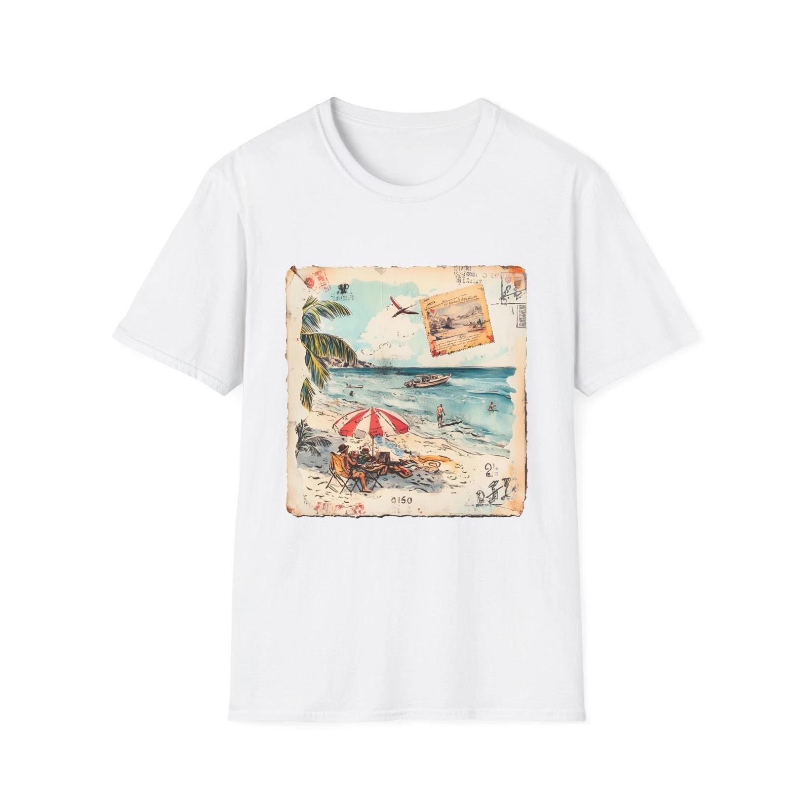 

Vintage Beach Vibes T-Shirt, Summer Shirt, Retro Tee, Gift for Beach Lovers, 3XL