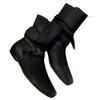 Flache Damen Schnee Stiefeletten Schleife Designer Chelsea Botas Winter Neue Mode Retro Schuhe 2024 Trend Gladiator Goth Botas De Mujer