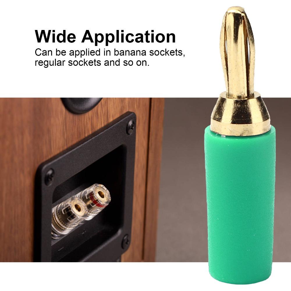 10 PCS 2.5mm Banana Plug Assortment Speaker Plug  Connector  Electrical Distribution