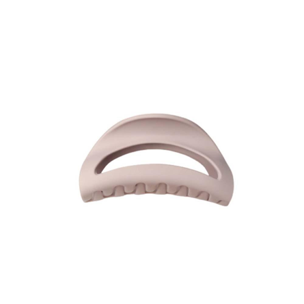 Safe Elastic Plastic Hair Claw Creative Solid Color Shark Clip Fashion Silicone Shark Clip  Daily