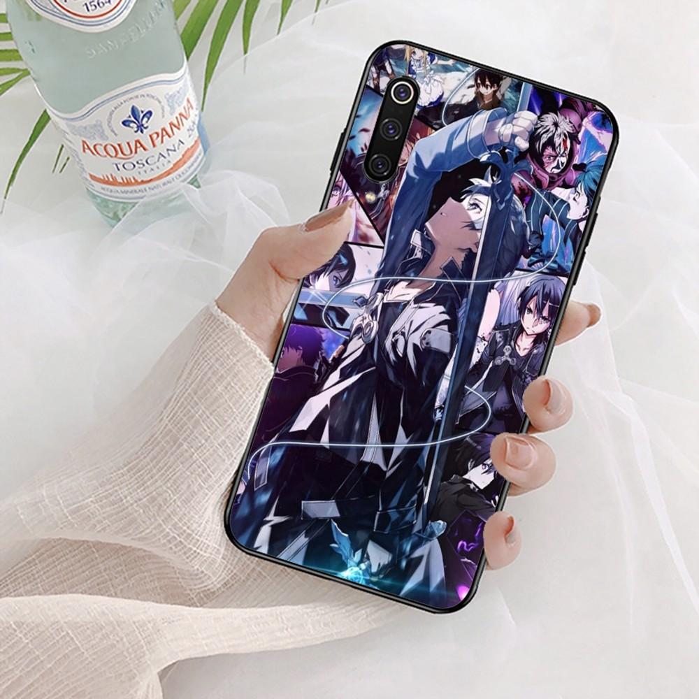 Sword Art Online Phone Case For Xiaomi Mi 5X 8 9 10 11 12 lite pro 10T PocoX3pro PocoM3 Note 10 pro lite
