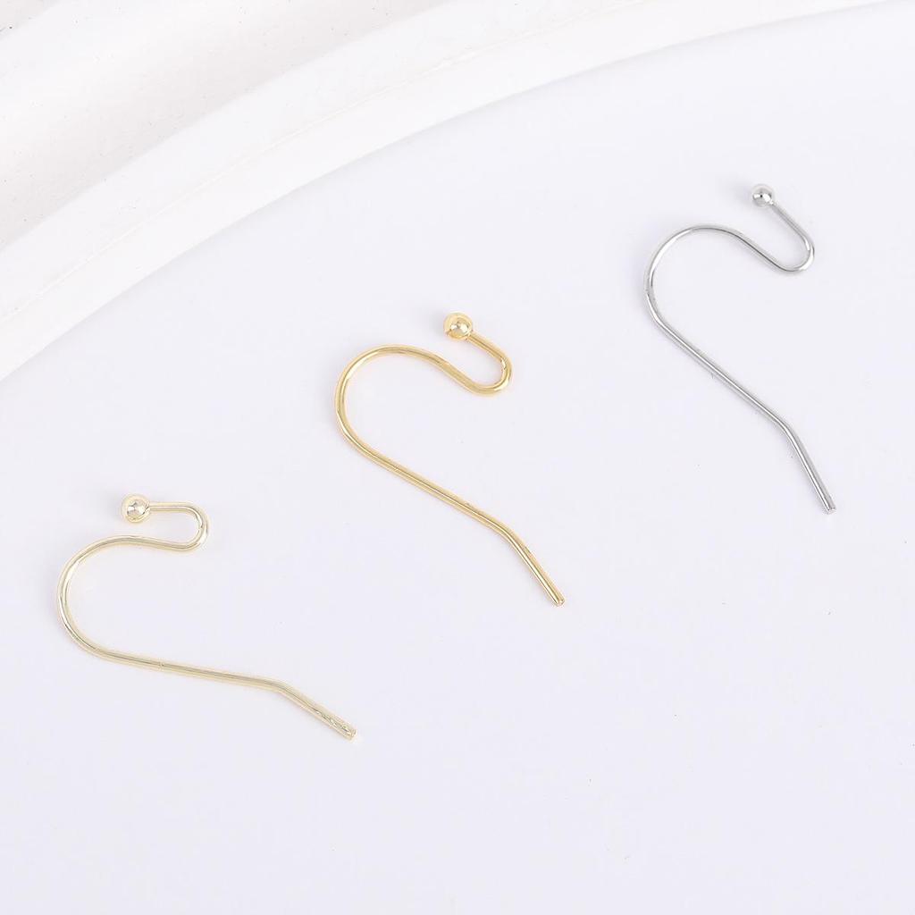 14K Gold Plated Copper Jewelry: French Earrings, Pendants, Ear Hooks, and Studs.