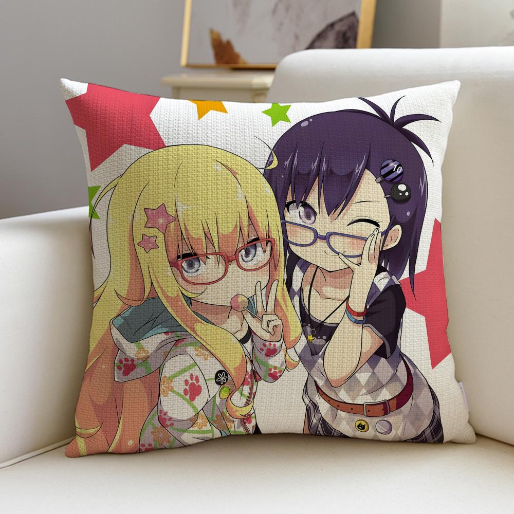 Comedic GGabriel DropoutS Cushion Cover Breathable and skinfriendly linen pillowcase square removable and washable cushion 30X30cm