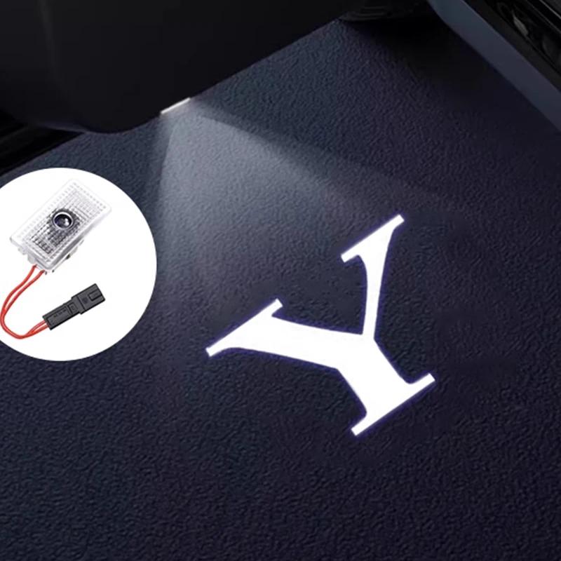 2/4Pcs For Tesla Car Model 3/Y/X/S Welcome Light Model Y/3 Door Ambient Light Decoration