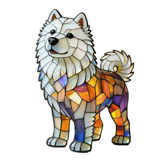 Night Light 3D Dog Series Resin Table Lamp LED Night Light Warm Glow Bedside Lamp A