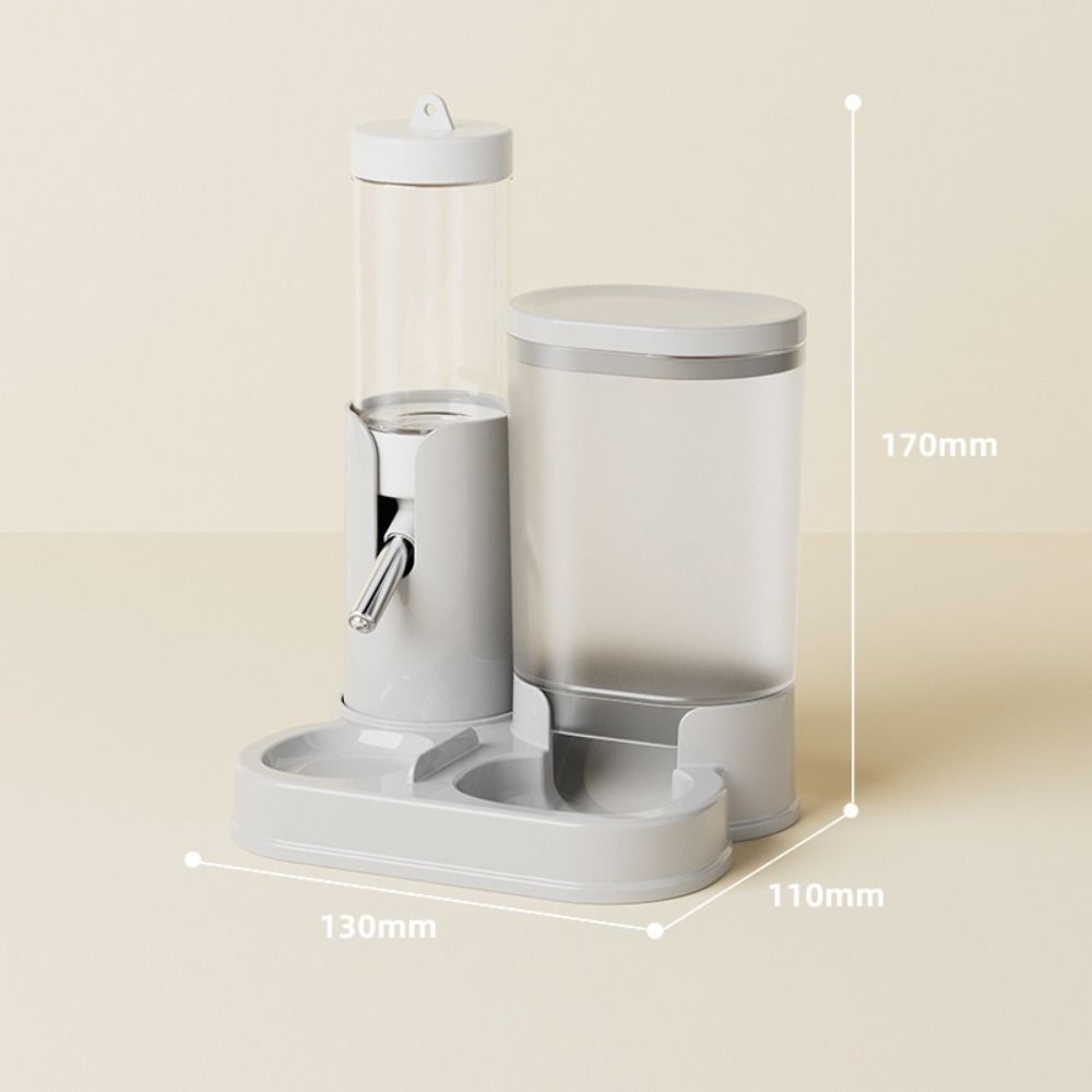 Leak-Proof Food Feeding Bowl Easy To Clean Automatic Feeder Hamster Water Dispenser Pet Drinking