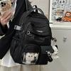 New Japanese Schoolbag Female Ins Campus Students Junior High School Senior Sense Backpack Large Capacity Tooling Backpack
