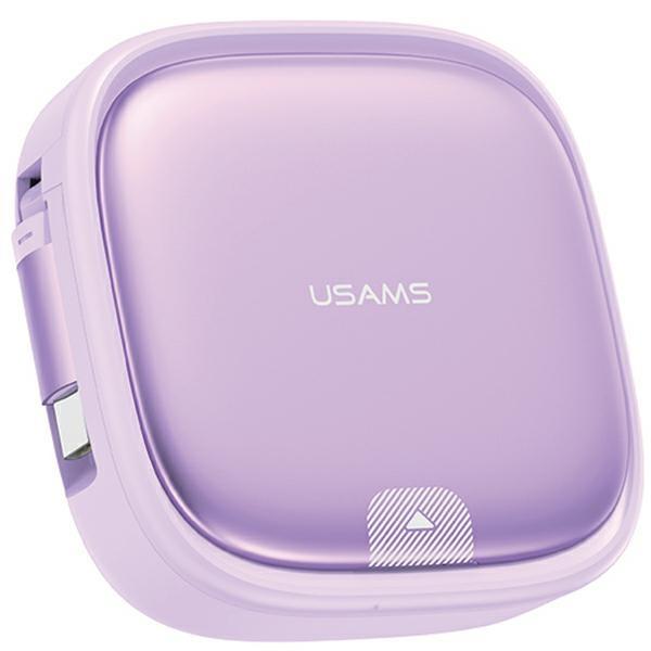 Usams Kabel Rozwijany 3W1 Z Pudełkiemmicrousb/Usb-C/Lightning 60W Fioletowy/Purple Sj650Usb03 (Us-Sj650)