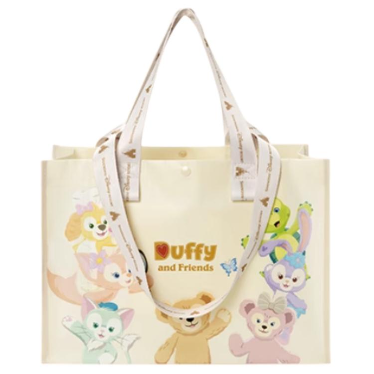 New Disney PE Tote Bag, Shopping Bag, Shoulder Bag, Handbag Trumpets Unisex Beige 400060433266