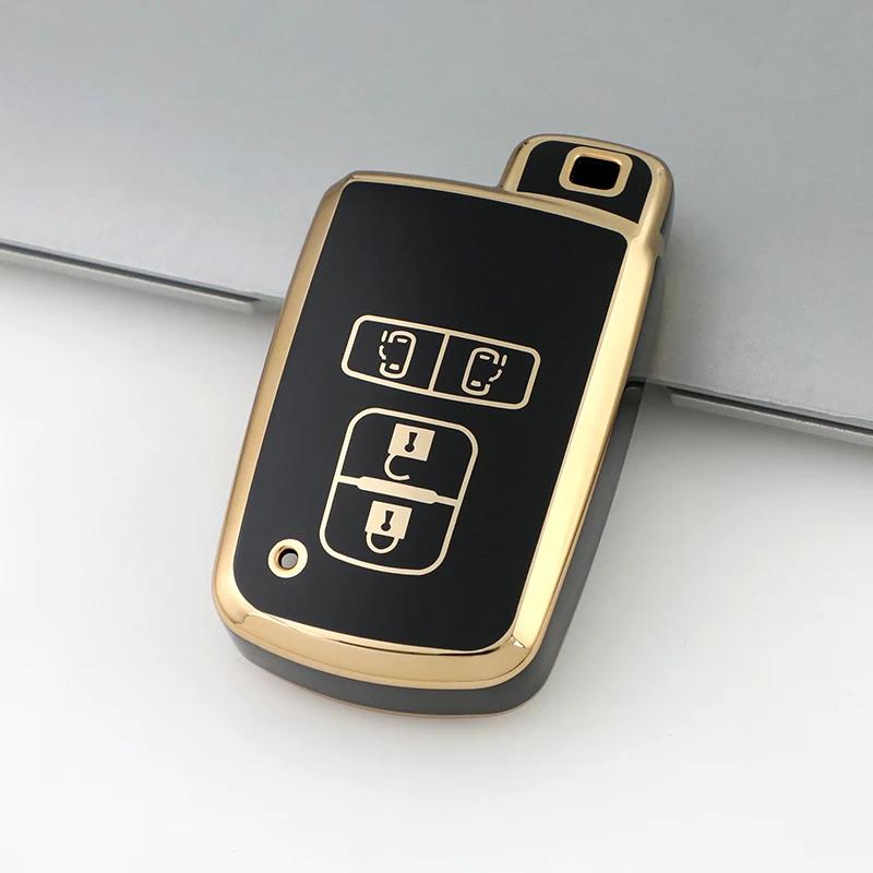 2 3 4 Buttons TPU Car Key Case for Toyota Prius Plus Auris Avalon Verso Rav 4 Corolla 2013 Yaris Hybrid Remote Keychain