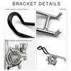 Fishing Rod Boats Clamps Fishing Rod Rack Fishing Rod Bracket Stainless Steel Fishing Rod Holder Fish On Rod for Boats