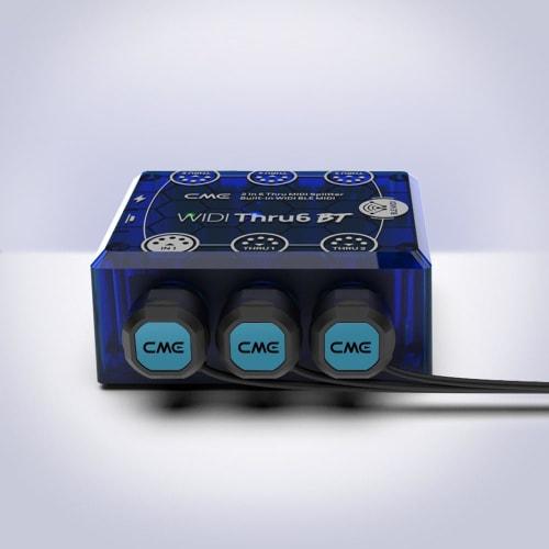 CME MIDI Cables, 4-Pack - 2ft/60cm, 5-Pin DIN, Slim-Fit Mirrored 45-Degree Angle Ultra-Slim Plugs for Compact Spaces - Ideal for MIDI Interfaces, Peda