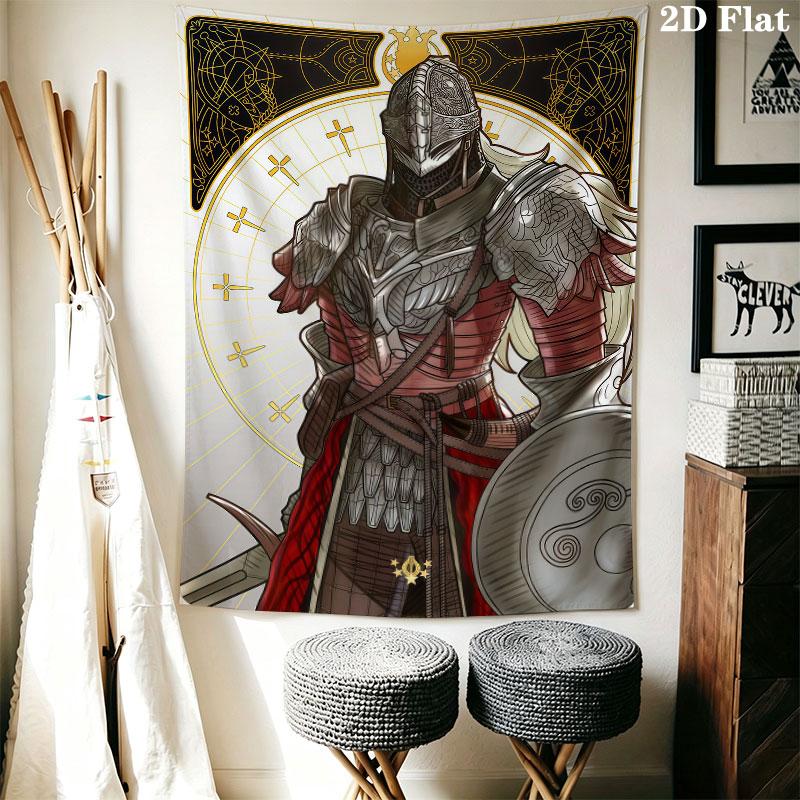 Malenia Sword Wall Hanging Printed Fabric Blanket Decorative Tapestries for Bedroom Living Room Home Decor