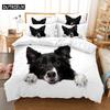 Precioso Juego de Cama para Perro Juego de Funda Nórdica Ropa de Cama 3D Impresión Digital Ropa de Cama Tamaño Queen Diseño de Moda