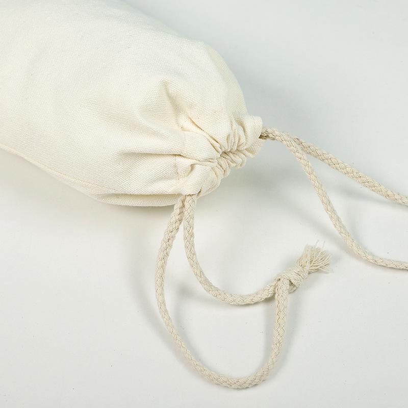 Custom Cotton Canvas Drawstring Bag for Travel and Storage