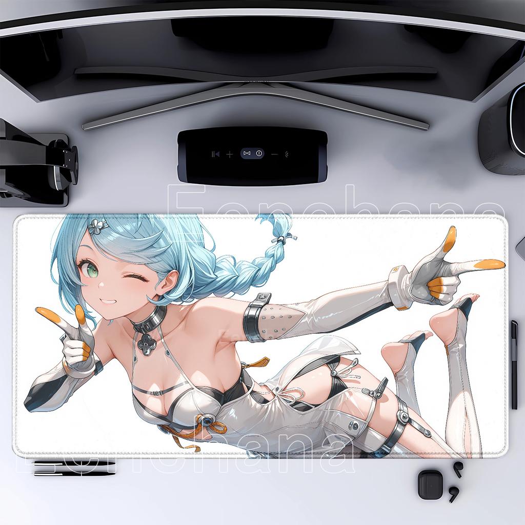 ZZZ Seed cute girl Gaming Mouse Pad Zenless Zone Zero Keyboard Desk Mats XXL Anime Extended office accessories overlock Mousepad