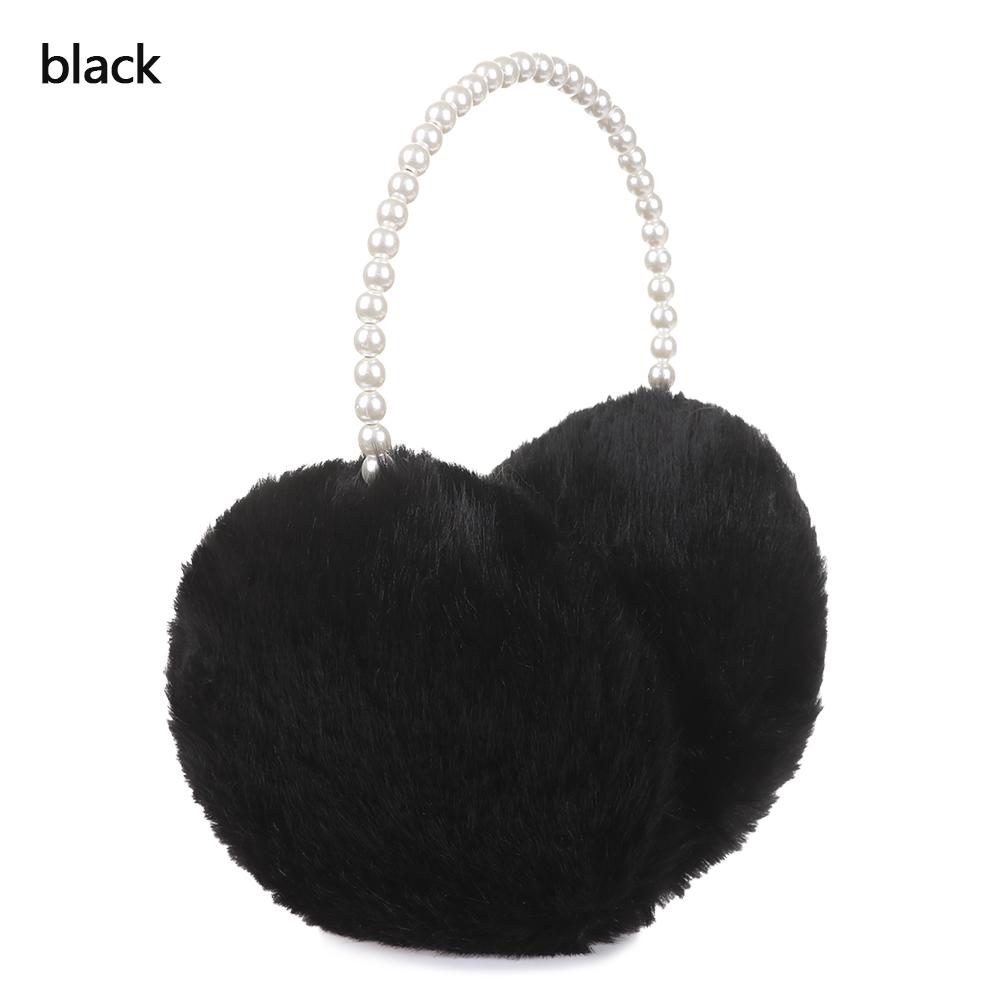 

1pc Novelty Pearl Winter Earmuffs Women Fur Earmuff Ear Warmers Girls Imitation Rabbit Plush Warm Ear Muff Ear Hair Accessories