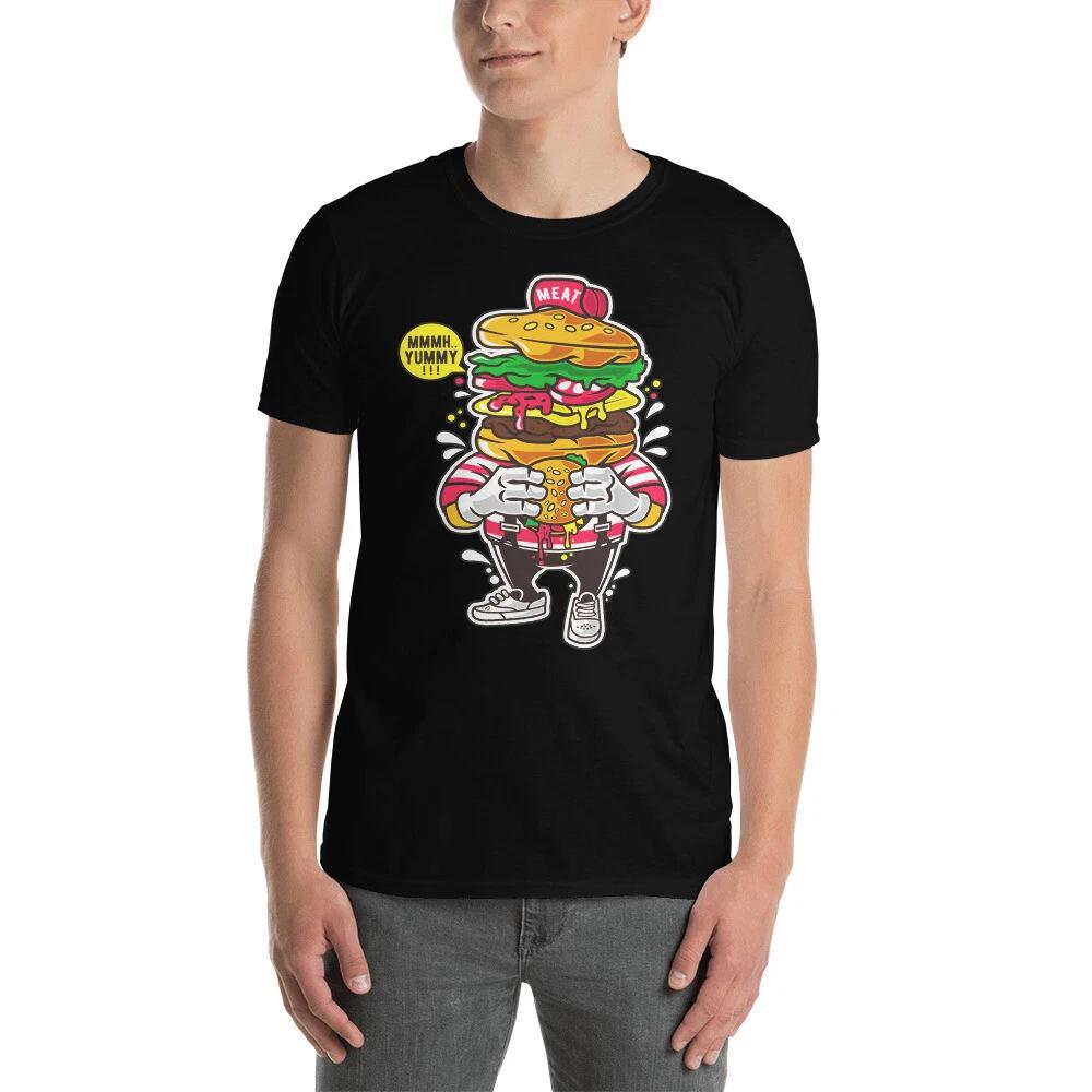 

I LOVE HUMBERGERS FASTFOOD EATER SO WHAT!!! Short-Sleeve Unisex T-Shirt 2XL