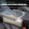 Car Seat Gap Organizer Storage Box Nappa Leather Multifunction Universal Crevice Side Storage Pocket Wallet Key Card Accessories