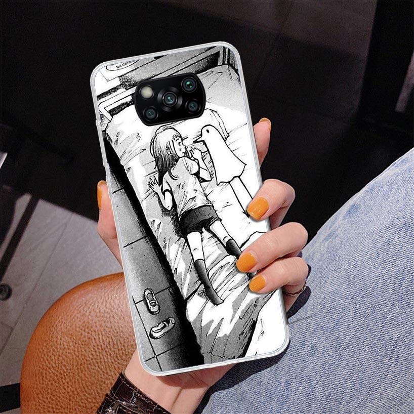 Oyasumi Punpun Phnoe Case for Xiaomi Poco X5 X6 X7 Pro X4 Gt F7 Ultra M8 M7 Redmi 15C 15 13C 13 12C 12 Unique Cover Coque Poco X