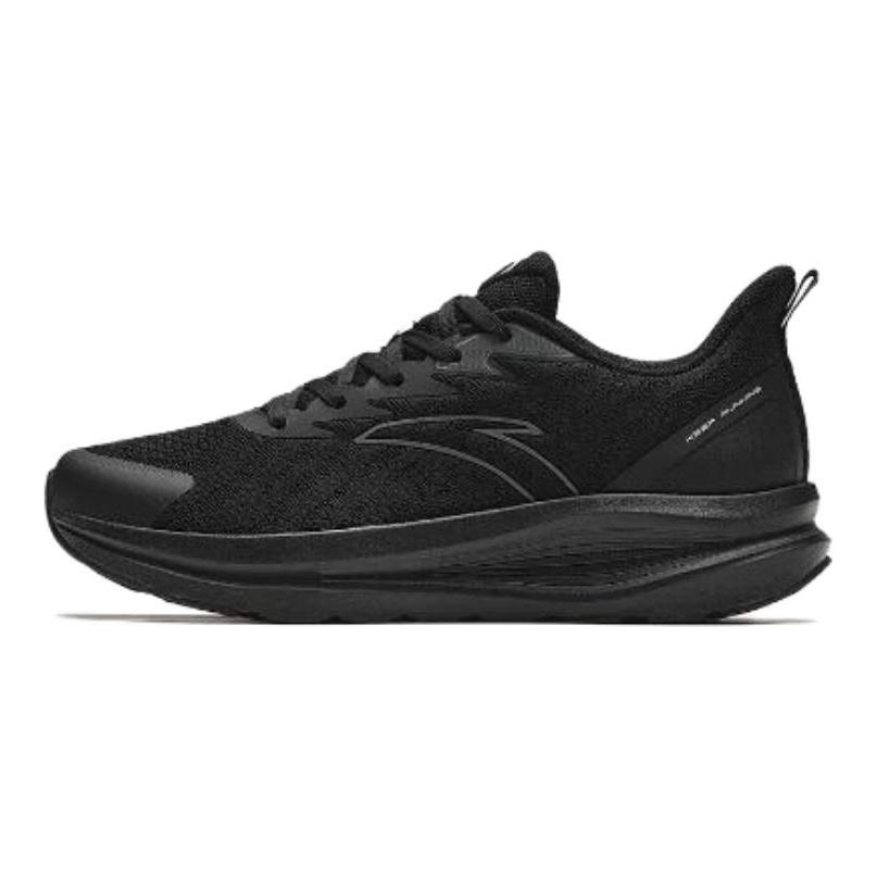 Anta Cloud Path Comode E Alla Moda Antiscivolo Resistenti All'abrasione Basse Casual Scarpe da Corsa da Uomo Nero 112345538-5