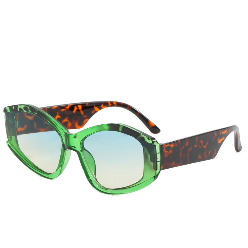 New Fashion Sunglasses Women Shaped Large Frame Decorative Sun Glasses Men Colorful Trendy Full Frame Sungnies Uv400