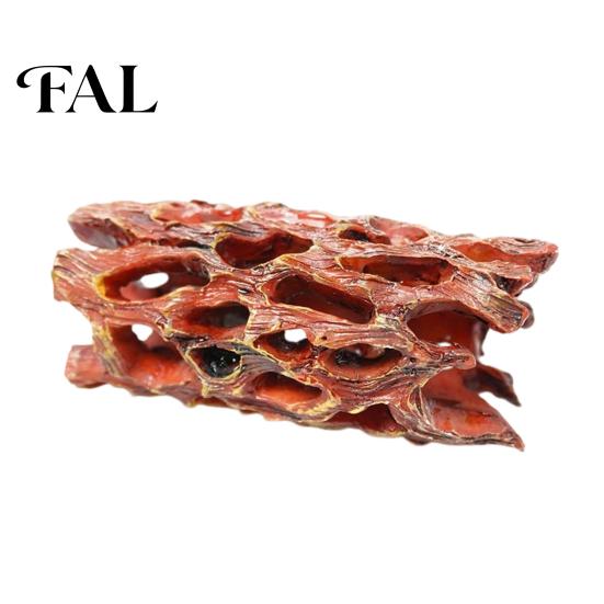 Natural Style Fish House Aquarium Shrimp Cave, Artificial Tree Trunk Hide, Tank Shelter Hideout, Realistic Cave for Betta Hiding And