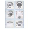 Baby Chair with Strong Suction Cup, Not Easily Flipping Adjustable Armrests Child Assisted Shower Chair Bathroom Stool