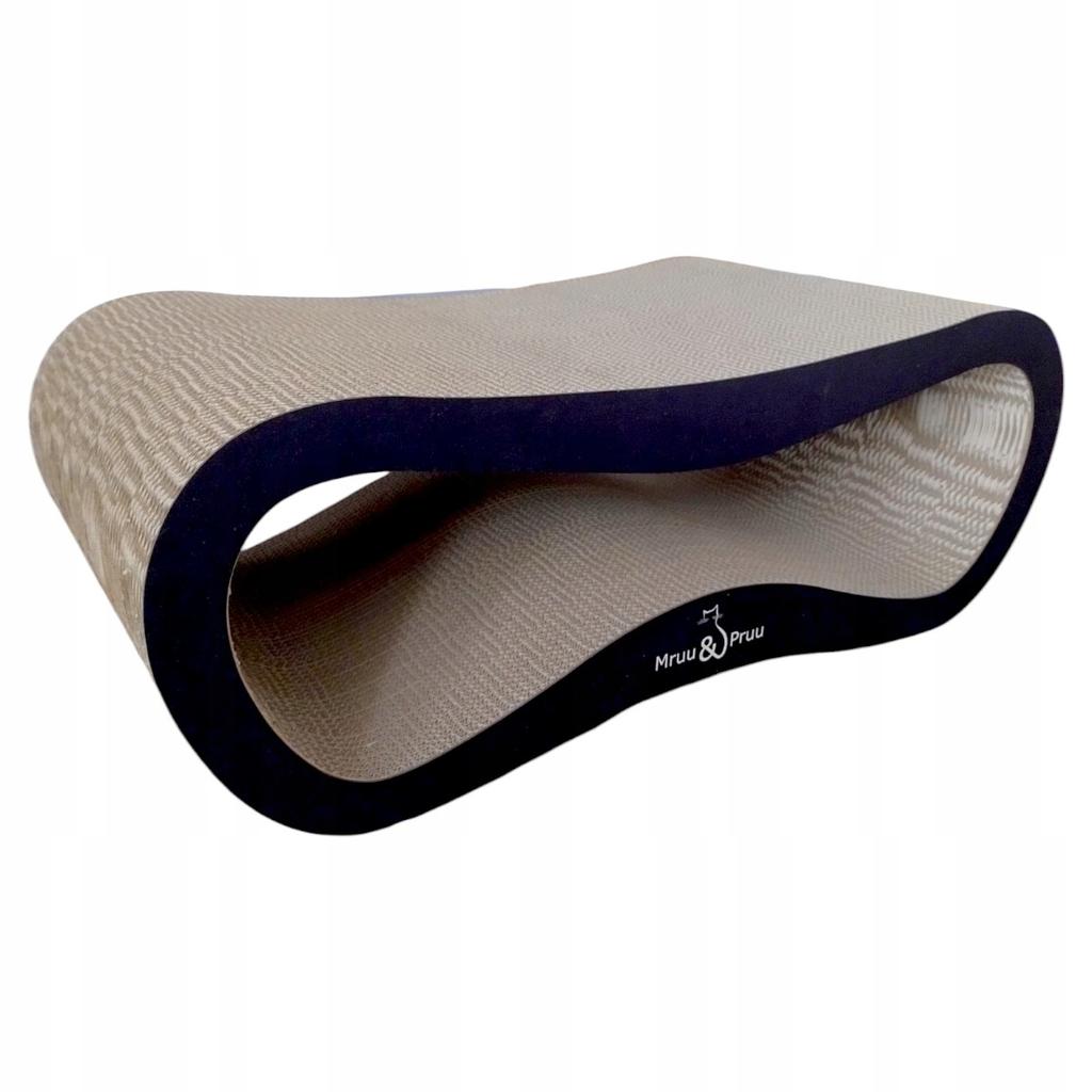 Leon cat scratching post | black 40cm | 78x28x40 cm | MruuPruu
