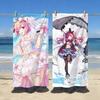 Game Saratoga Azur Lane Towel Sports Quick Dry Travel Camping Gear Sandproof Soft Light Large Beach Towel