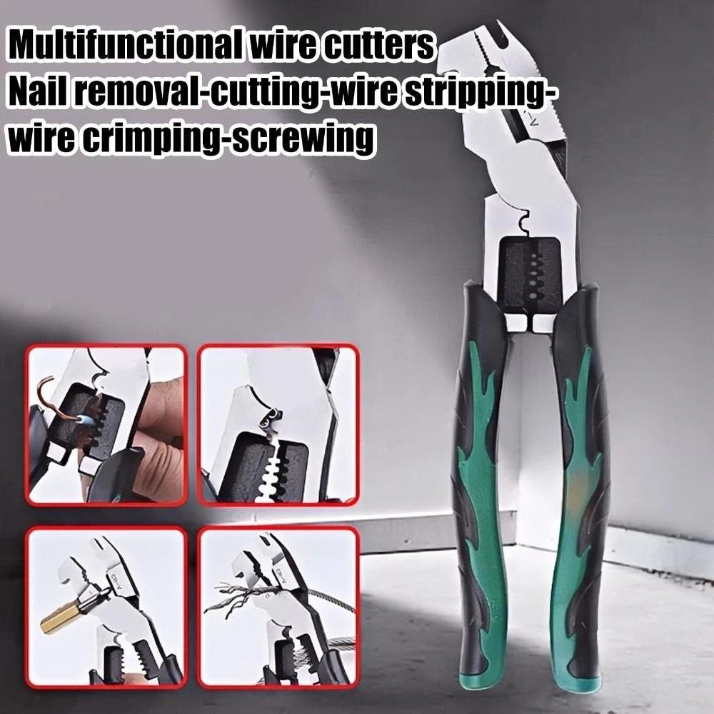 Sturdy Wire Stripper Heavy Duty Electrical Crimping Pliers Hand Tool Cable Cutter  Home Use