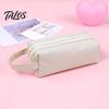 Talos Pencil Case, with Easy Grip Handle Design, Large Capacity Pen Durable Oxford Pouch, for Kids Art School Supplies Stationery