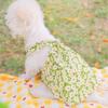 Soft Cat Suspender Skirt Breathable Dog Vest Fashion Dog Floral Dress  Spring Summer