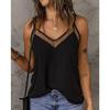 Sexy V Neck Summer Camisole for Women 2024 European American Fashion Top