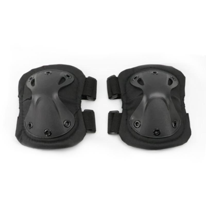 Taktische Schutzausrüstung für den Außenbereich, 4er-Set, Knieschützer, Ellenbogenschützer für den Outdoor-Radsport, Bergsteigen und Wandern, Schutzsport