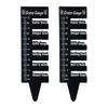 Grass Measuring Ruler Coated Metal Grass Gauge Garden Maintenance Tool Lawn Grass