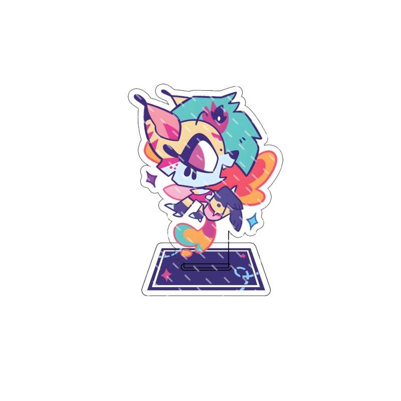 Anime Hazbin Hotel Alastor Morningstar Cosplay Stand Acrylic Cartoon Figure Standing Birthday Present Bag Decoration Collection To