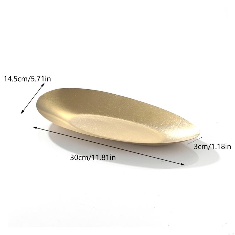 Handgefertigter Look Nichtrostender Stahl Unregelmäßiges Tablett Ungiftig Spülmaschinenfest Servierplatte Für Innen- und Außenbereich Essveranstaltung A0KF
