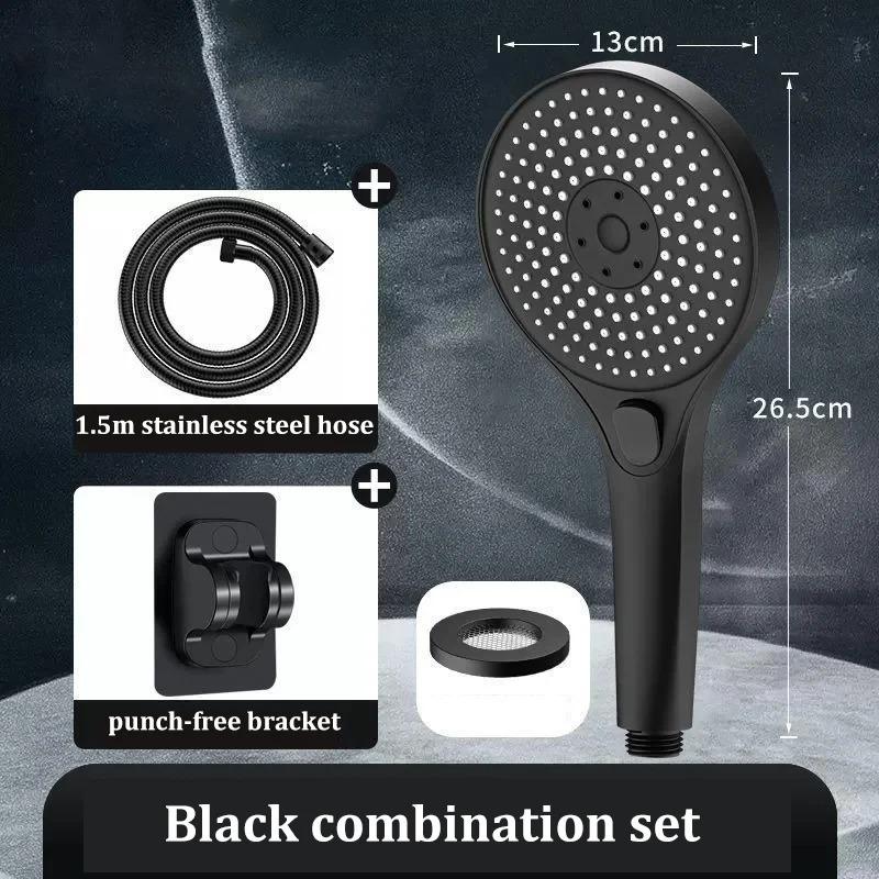 Large Panel Water Outlet High Pressure Shower Head Super Powerful Bathroom Universal Shower Head Combination Set