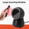 1D 2D QR Desktop Wired Bar  Scanner High-speed    ds-  Automatic Sense Rder USB Port Plug&Play Compatible with Window   Syste