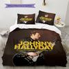 1PC Johnny Hallyday pattern Bedding Quilt Set Quilt Cover Pillowcase Home Decoration Birthday Gift (1 * duvet cover + 19 * pillowcase, without core)