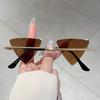 y2k Durable Metal Metal Triangle Sun Glasses Glasses Ladies For Men Luxury Designer Style Style Classic Punk Hip Hop Popular Party Funny Sun