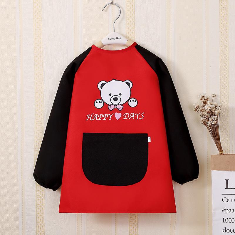 Children's Waterproof Long Sleeve Art Smock with Logo