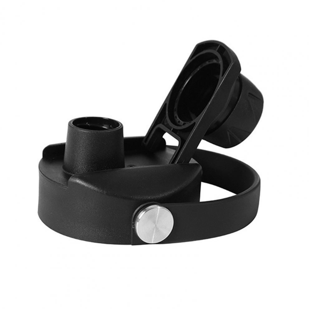 

32oz Wide-Mouth Cup Lid for Hydro Flask Insulated Cup Lid Replacement Food-Grade Spout Lid with Flexiable Handle чёрный