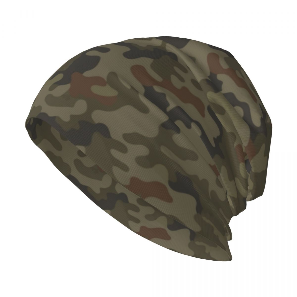 

Polish Camouflage Pattern Cap Army Military Camo Casual Unisex Women Outdoor Skullies Beanies Hat Spring Dual-use Bonnet Knit Hat