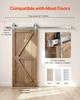 VEVOR 5FT Sliding Barn Door Hardware Kit, 330 LBS Weight Capacity